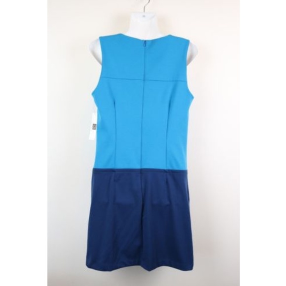 Laundry by Design Blue White Teal Dress - Picture 5 of 6